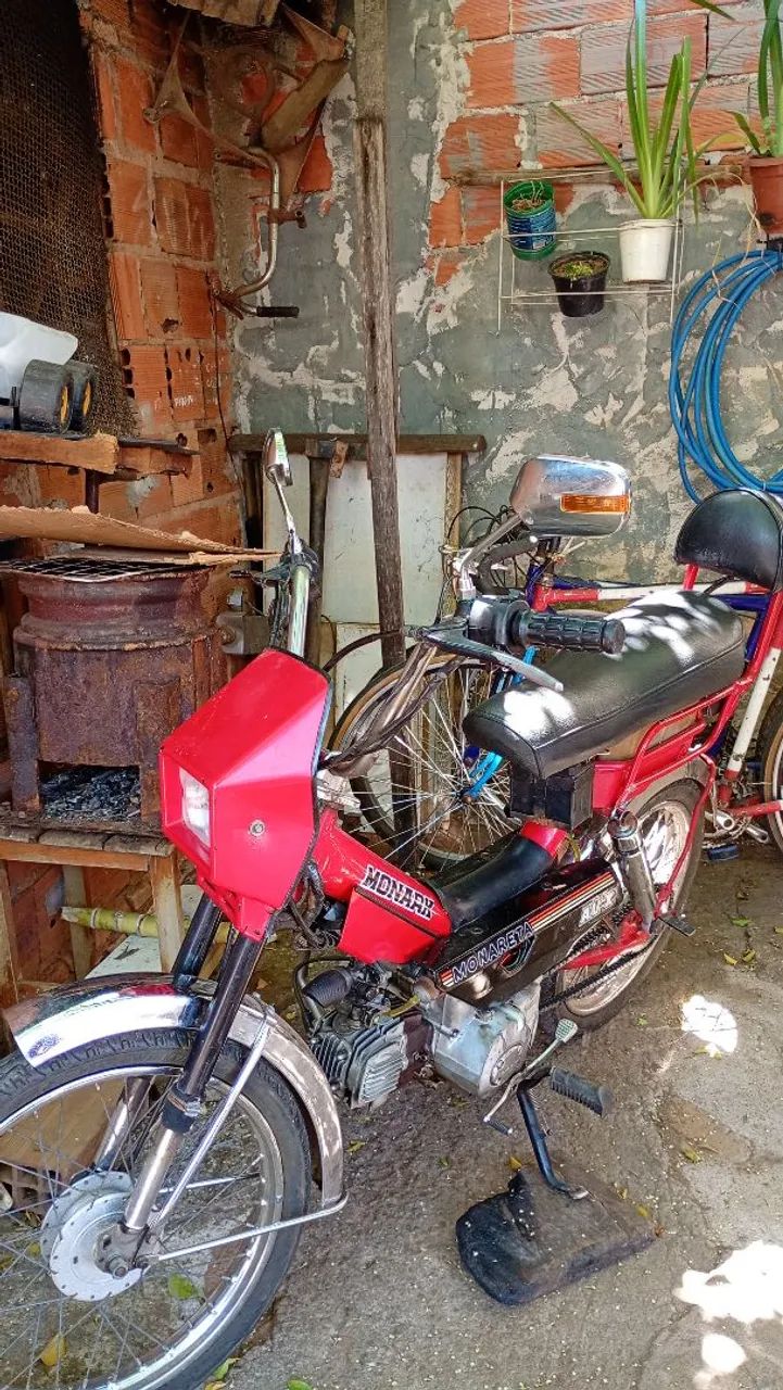 Mobilete Monark com motor adaptado  - Foto 4