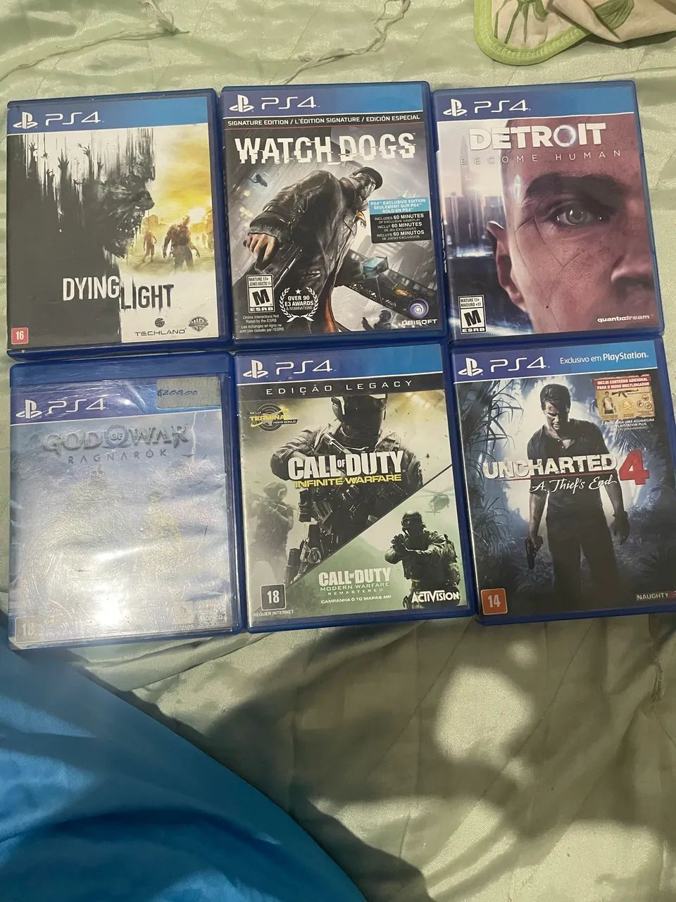 Jogos de ps4  no preço, estão funcionando perfeitamente 