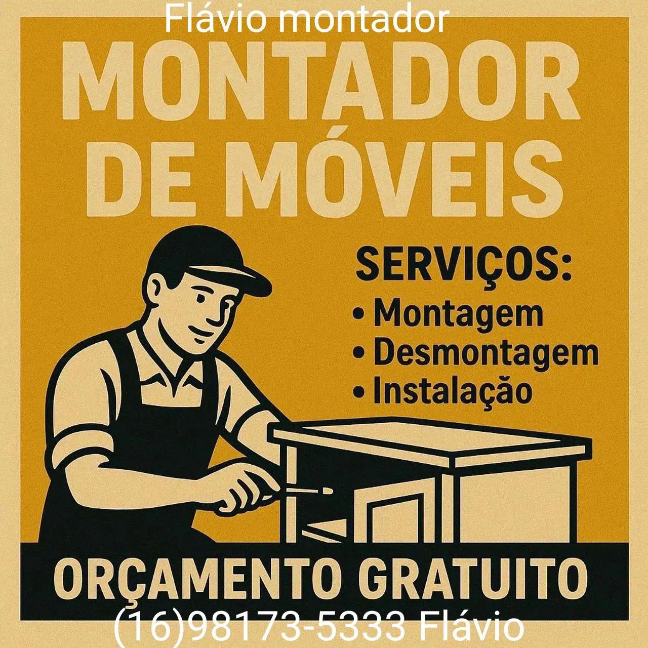 Flávio montador de móveis 