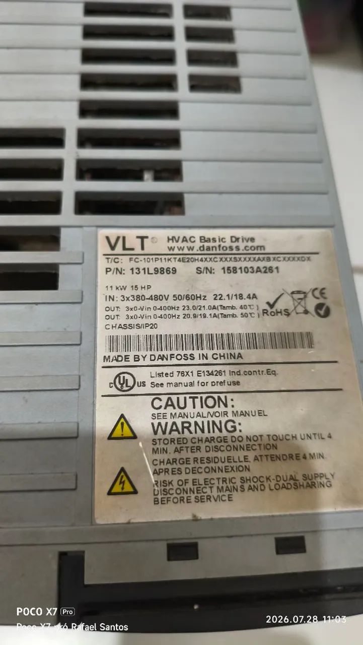 Inversor Danfoss 15hp - Foto 3