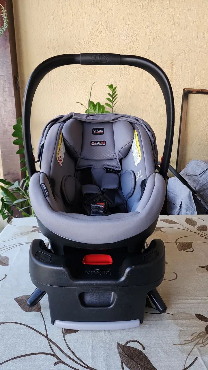 Bebê conforto Britax com base - ótimo estado - Foto 5