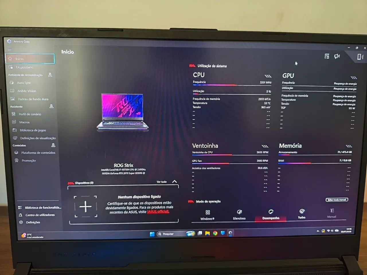 Notebook Gamer Rog Strix - Foto 2