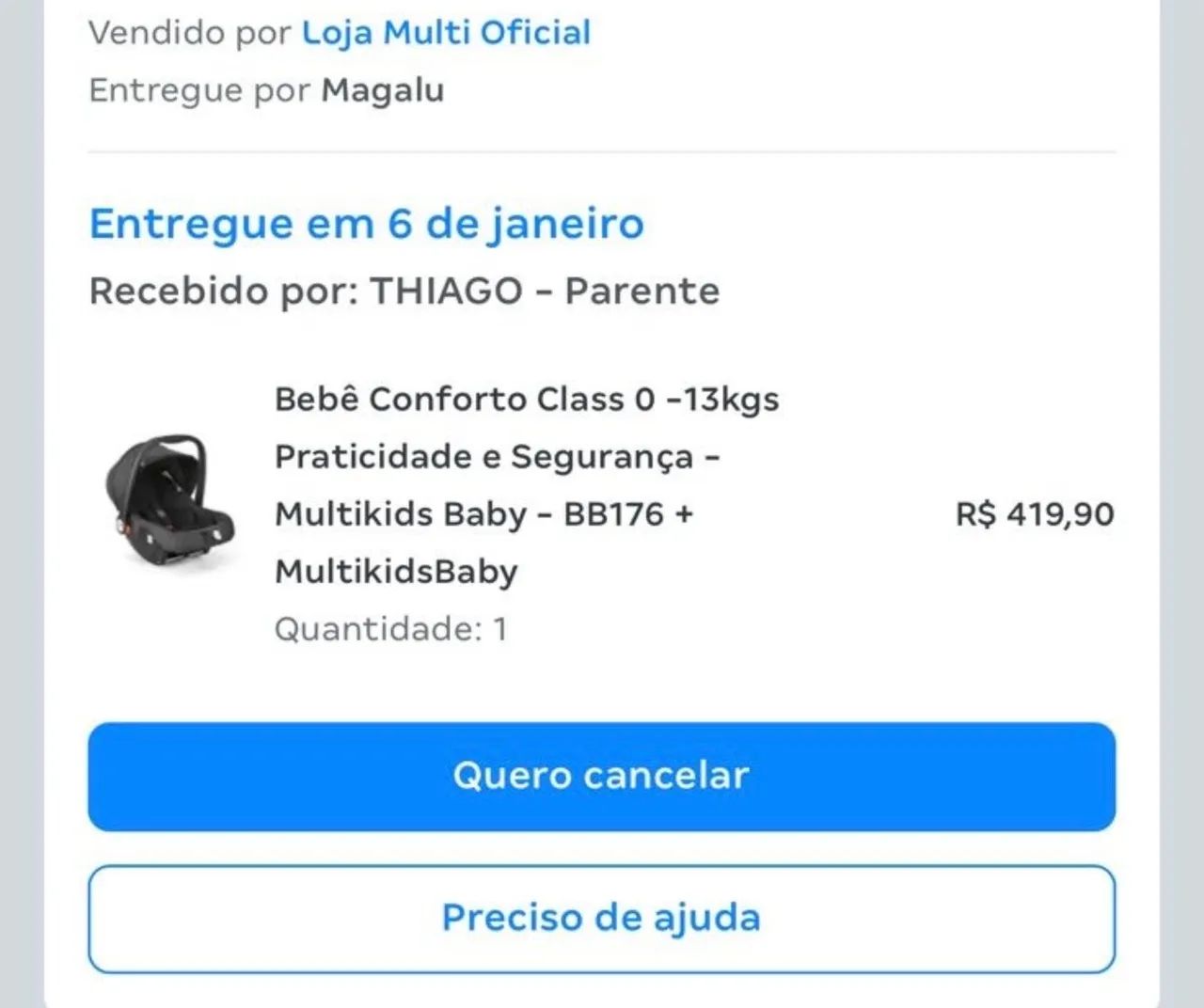 Bebê conforto. - Foto 2