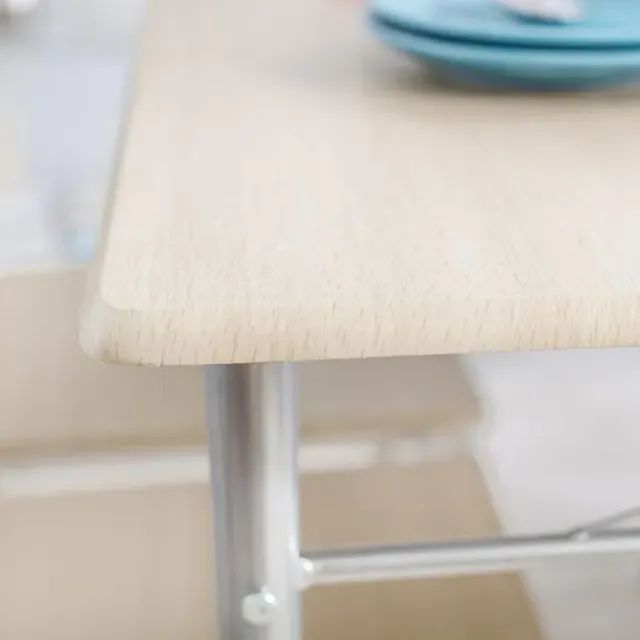 Conjunto Sala De Jantar Mesa Com 4 Cadeiras Brasilia Just Home Collection - Foto 3