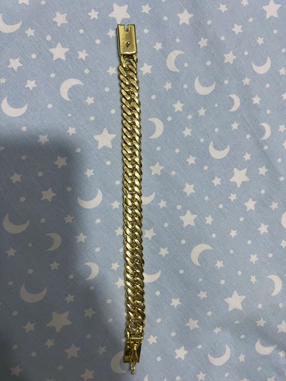 Vendo pulseira 13mm banhado a ouro - Foto 3