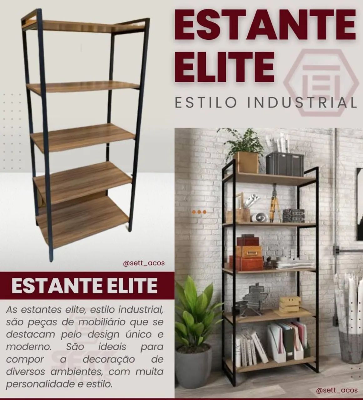 ESTANTES ELITE MODERNA