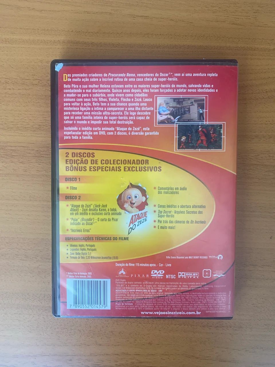 DVD Os Incríveis  - Foto 4