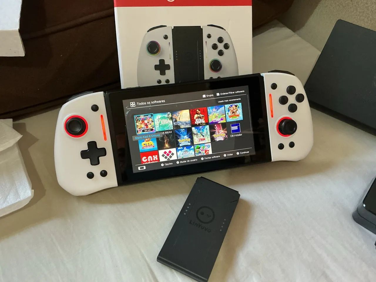 Nintendo Switch dsblq impecável ( aceita trocas ) - Foto 4
