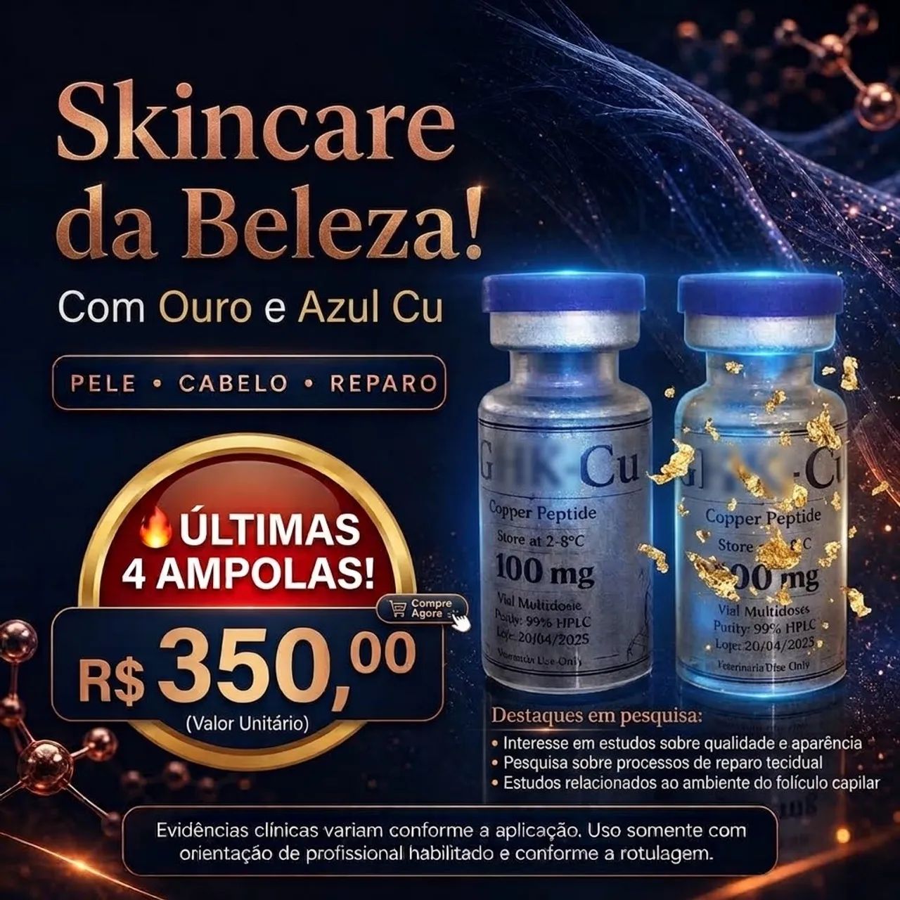 Skincare ouro da beleza 
