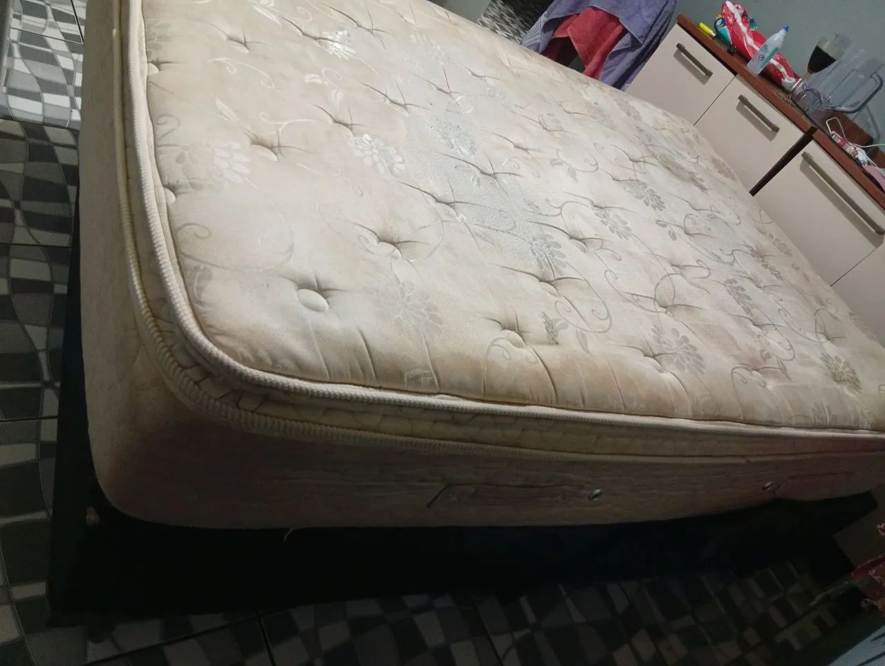 Cama quin com base coxão ótimo  - Foto 4