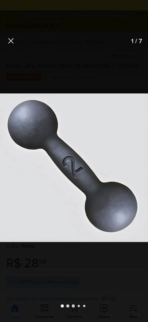 Par de halteres de 2 kgs  - Foto 2