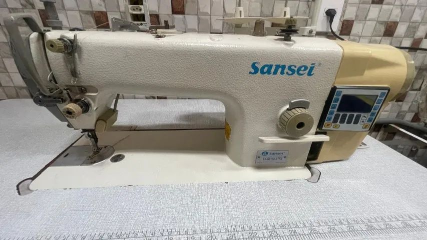 Máquina Reta Industrial Eletrônica Sansei - Completa! - Foto 2