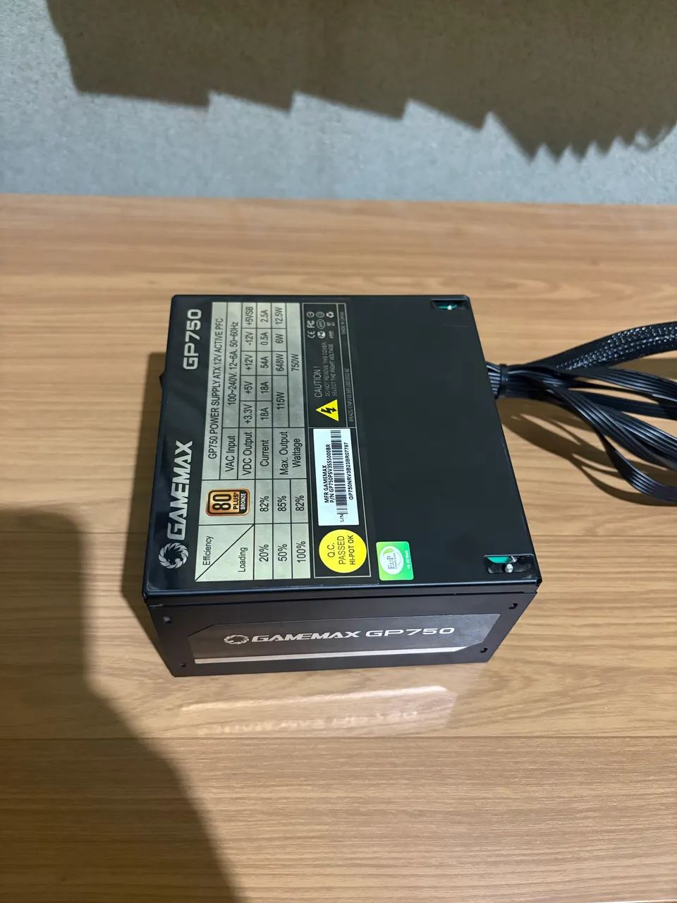 Fonte 750W Gamemax 80 Plus Bronze - Foto 3
