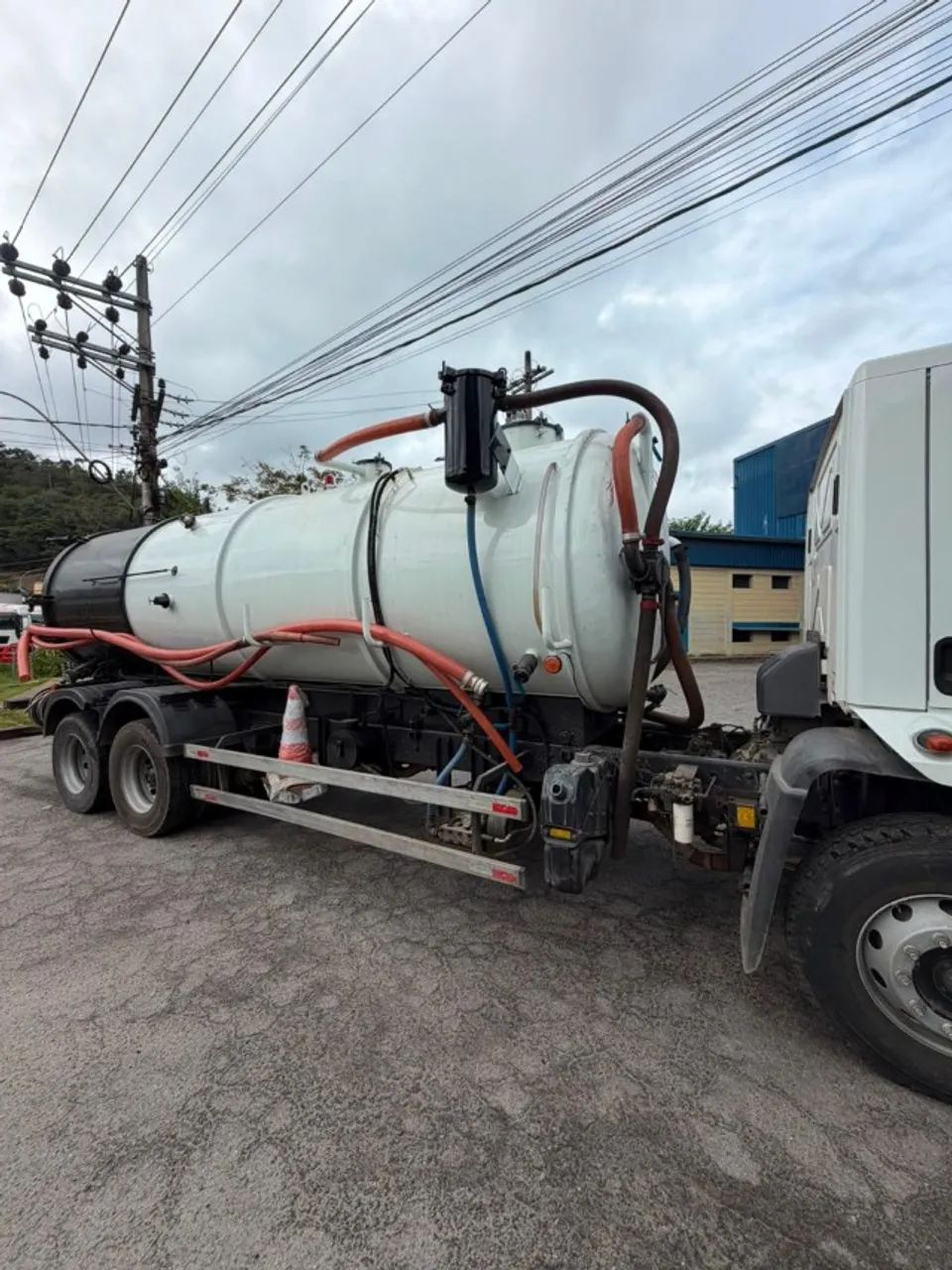 FORD CARGO 2429 2014 ? COMBINADO HIDROJATO + VÁCUO - LIMPA FOSSA - Foto 12