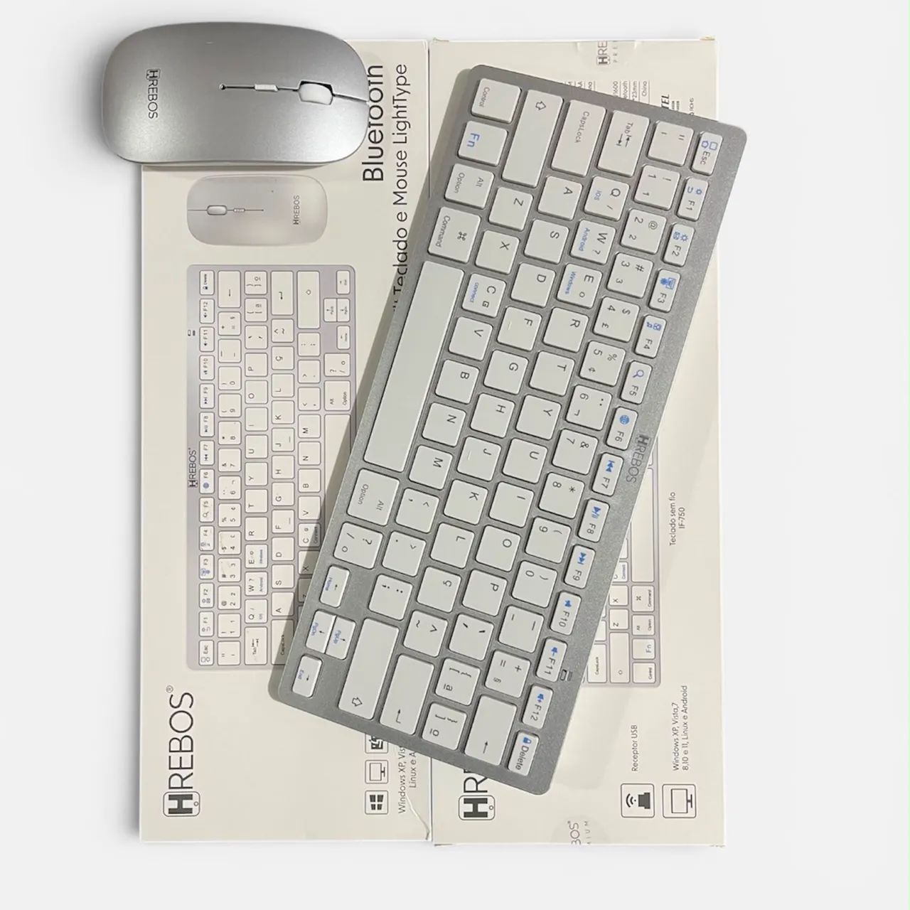 Teclado e mouse sem fio 