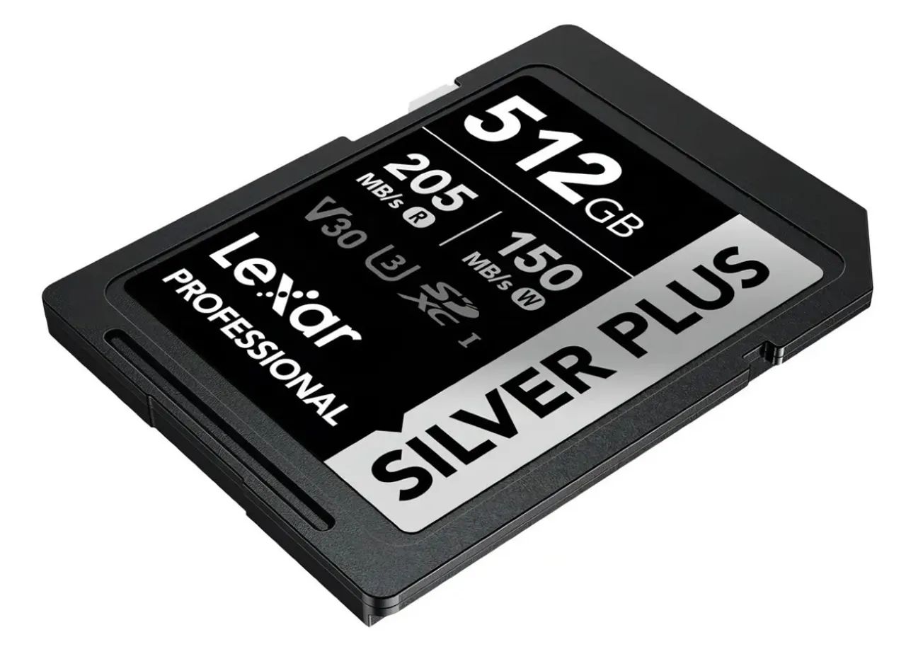 Cartão de memória Lexar Professional Silver Plus 512gb