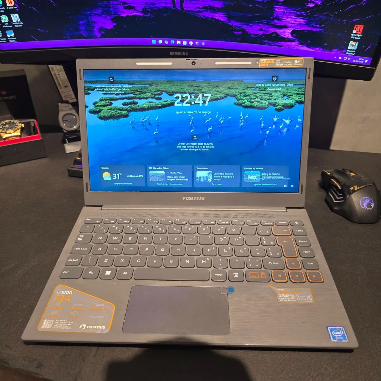 Notebook Positivo EXTRAA na GARANTIA! Na caixa e com nota fiscal