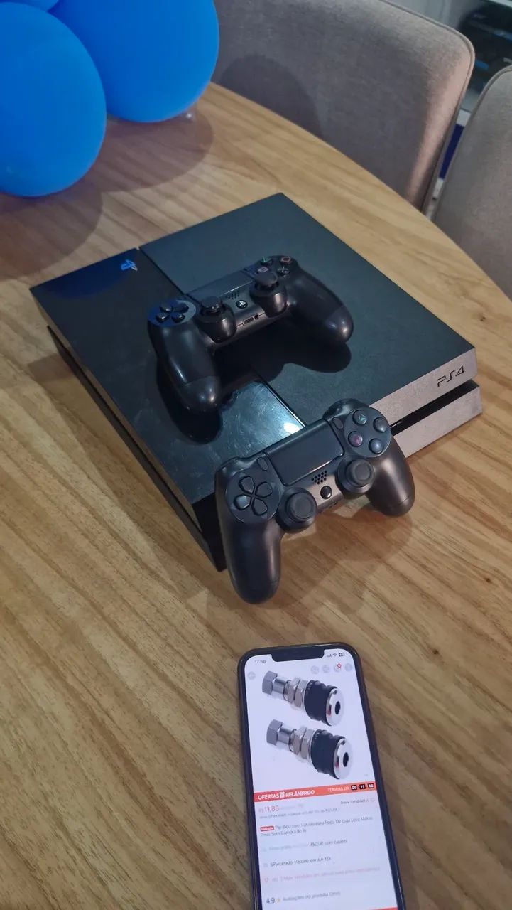 Ps4 Fat com 2 controles - Foto 5