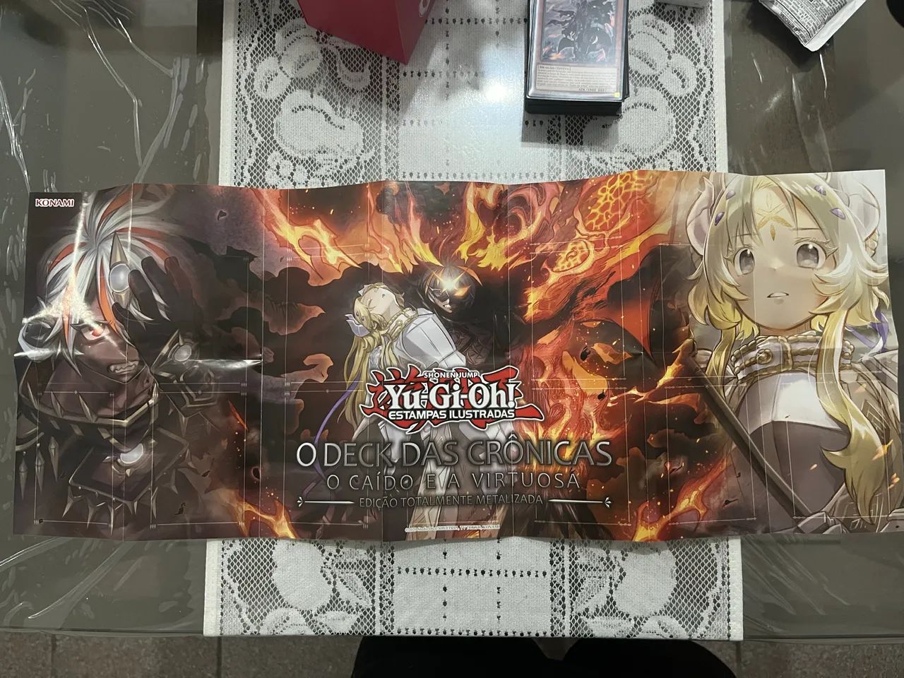 Deck Branded + Sleeves (protetores) e Playmat temático (Yu-Gi-Oh!) - Foto 3