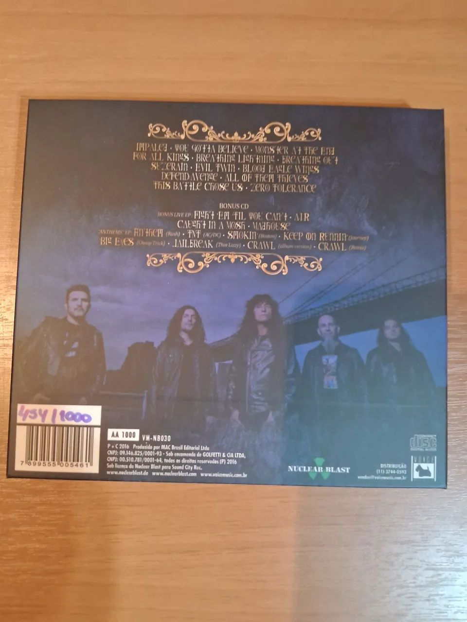 Anthrax- For All Kings- cd duplo - digipack - numerado a mão