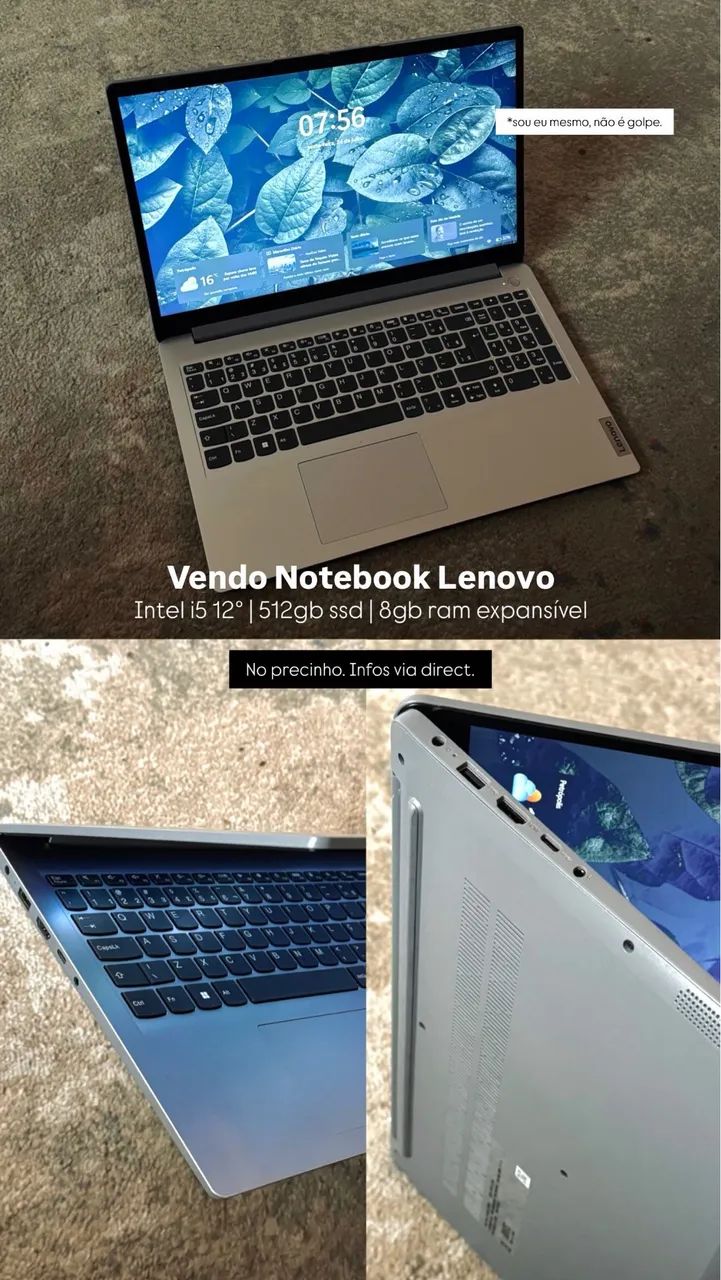 Vendo Notebook Lenovo 