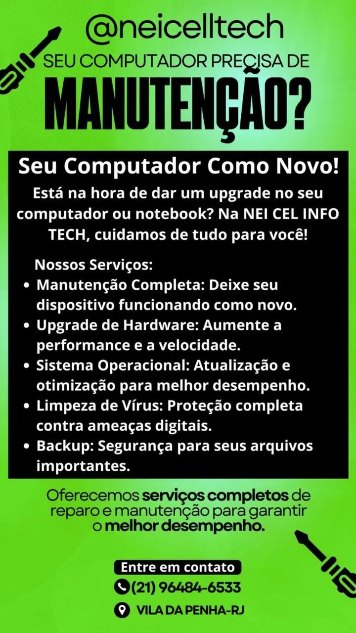 Assistência Técnica de Celular/Tablet e Info. Vila da Penha e Adjacências - Foto 2
