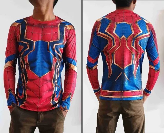 Camisa Homem Aranha UV Térmica