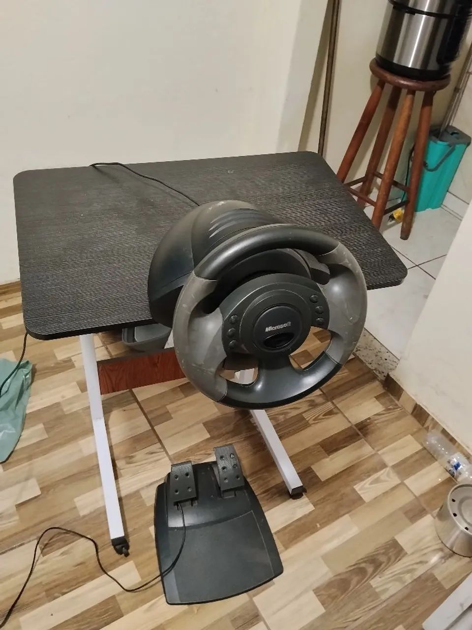 Volante microsoft sidewheel force feedback + cockpit - Foto 4