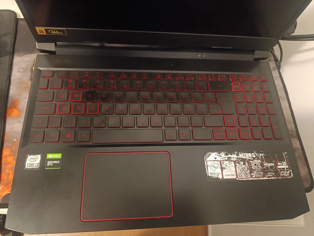 Notebook Acer gamer i7