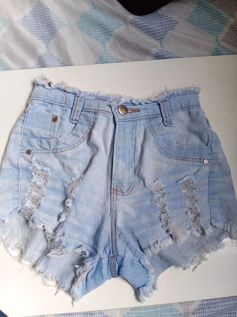Short jeans feminino 