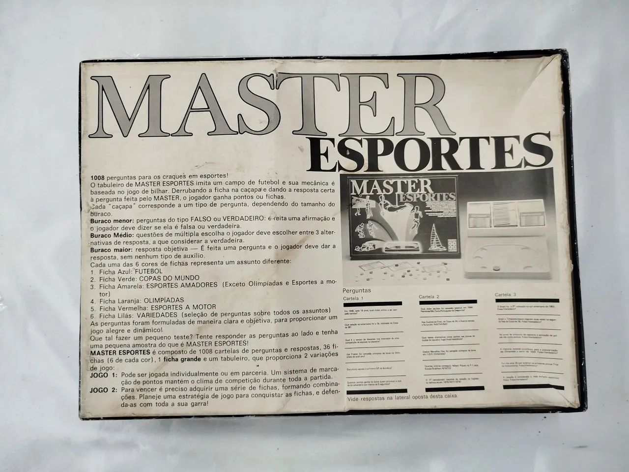 Jogo antigo Master esportes da GROW anos 80  - Foto 3
