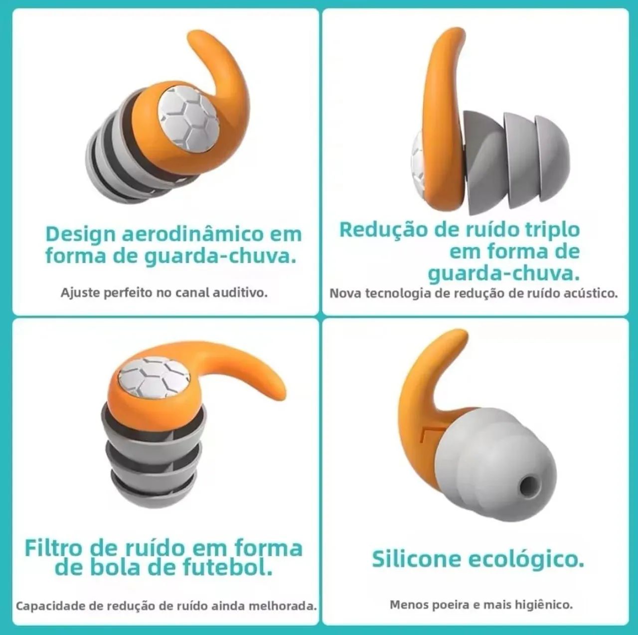 Protetor auricular de silicone  - Foto 5
