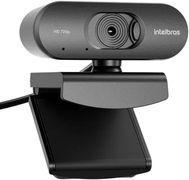 Webcam Intelbras CAM HD 720p (Com Microfone) - Ótimo Estado!