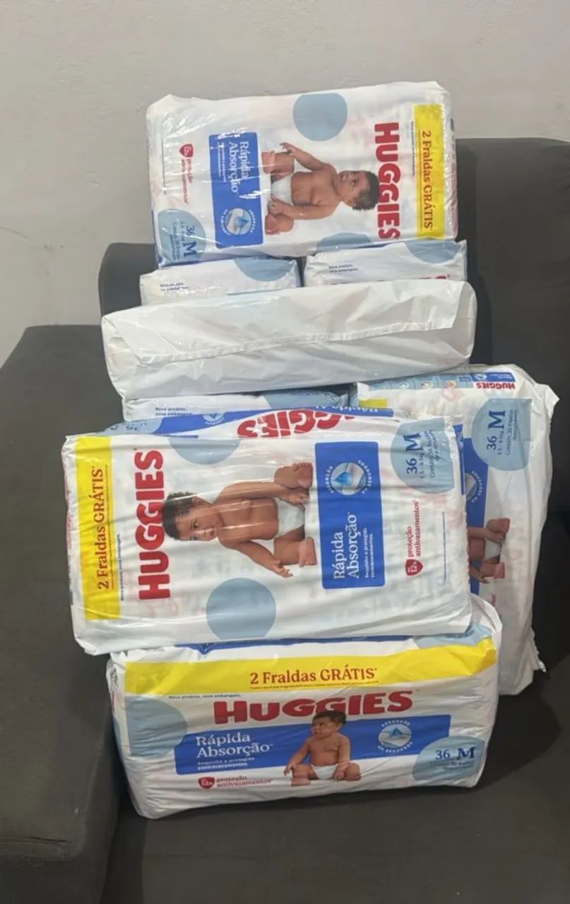 Vendo fraldas huggies M e G - Foto 3