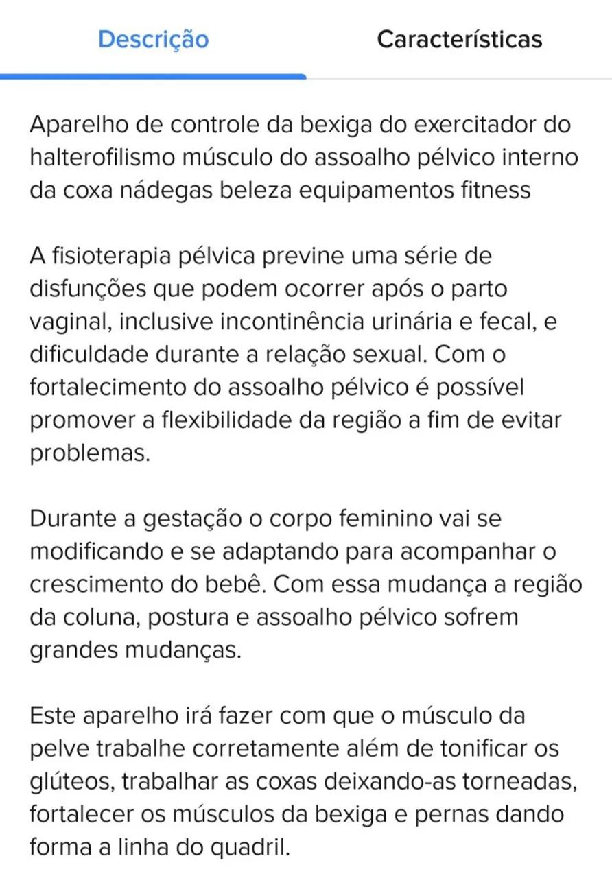 APARELHO EXERCÍCIO BUMBUM E COXA - Foto 5