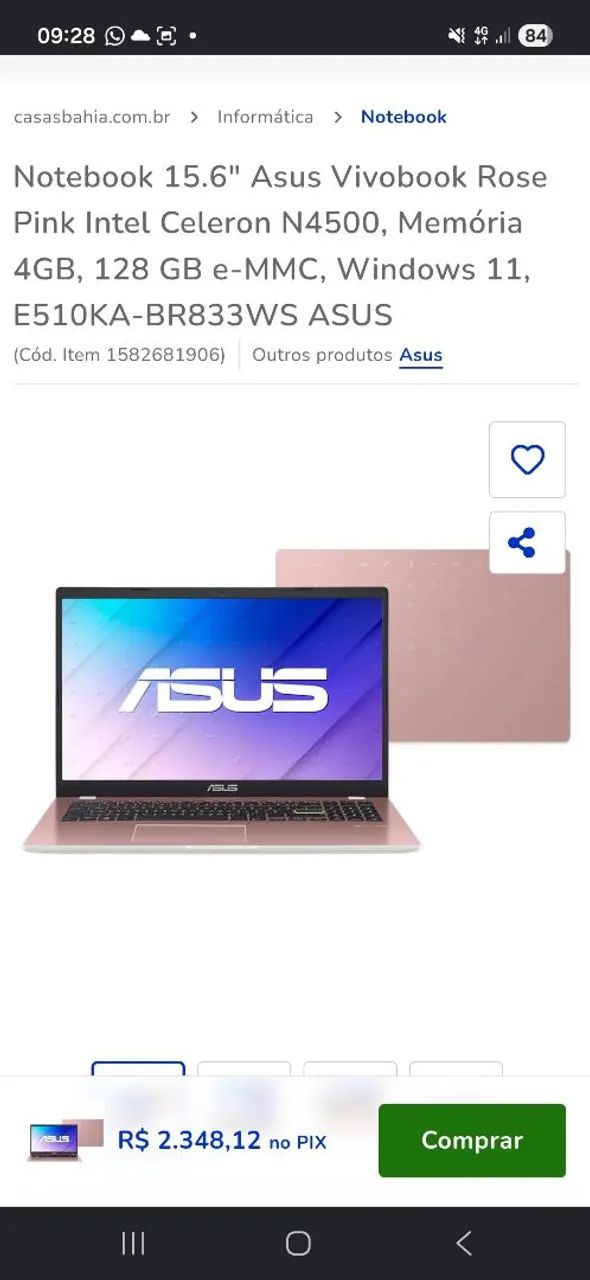 Notebook asus rose - Foto 5
