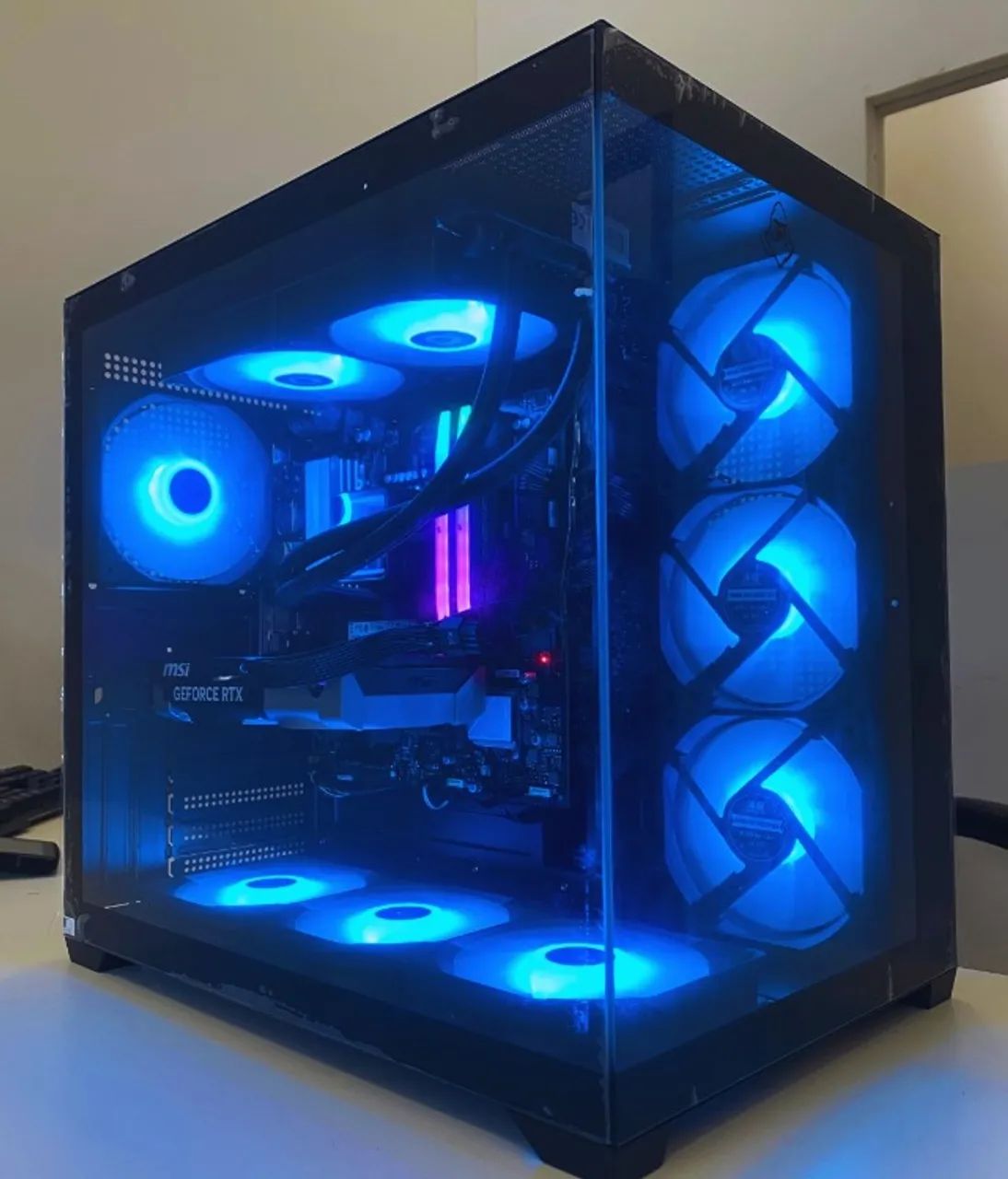 Computador Gamer I9 12900F NVME 1TB 32GB DDR5 RTX 5060 8GB- Loja física - Foto 3