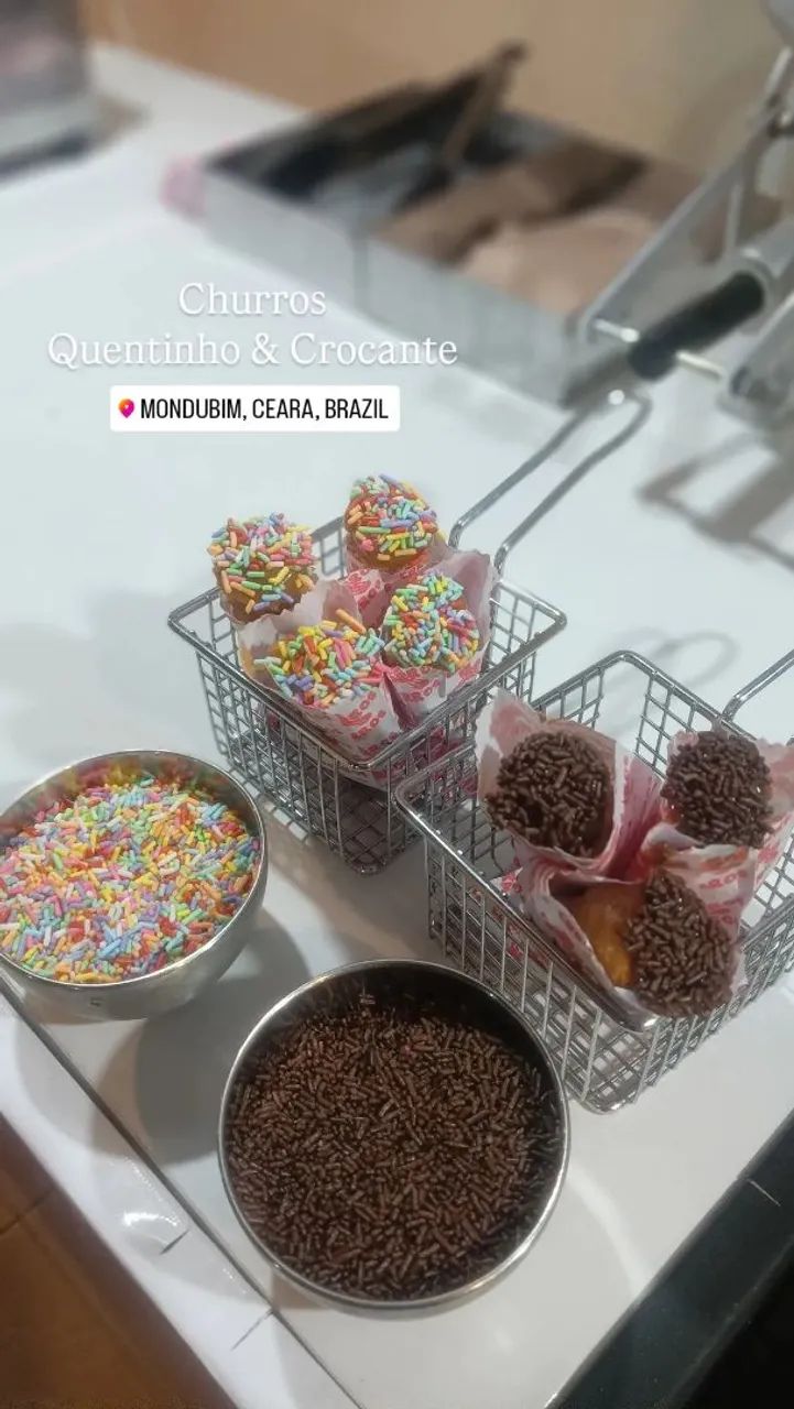 Algodão doce, pipoca, pula pula, crepe, churros e açaí - Foto 3