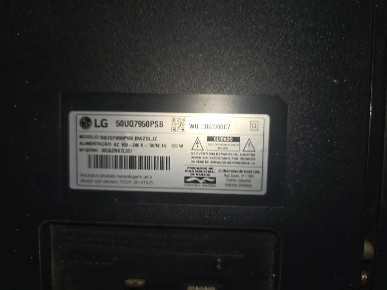 Tv LG de 50 " para retirada de peças.  - Foto 2