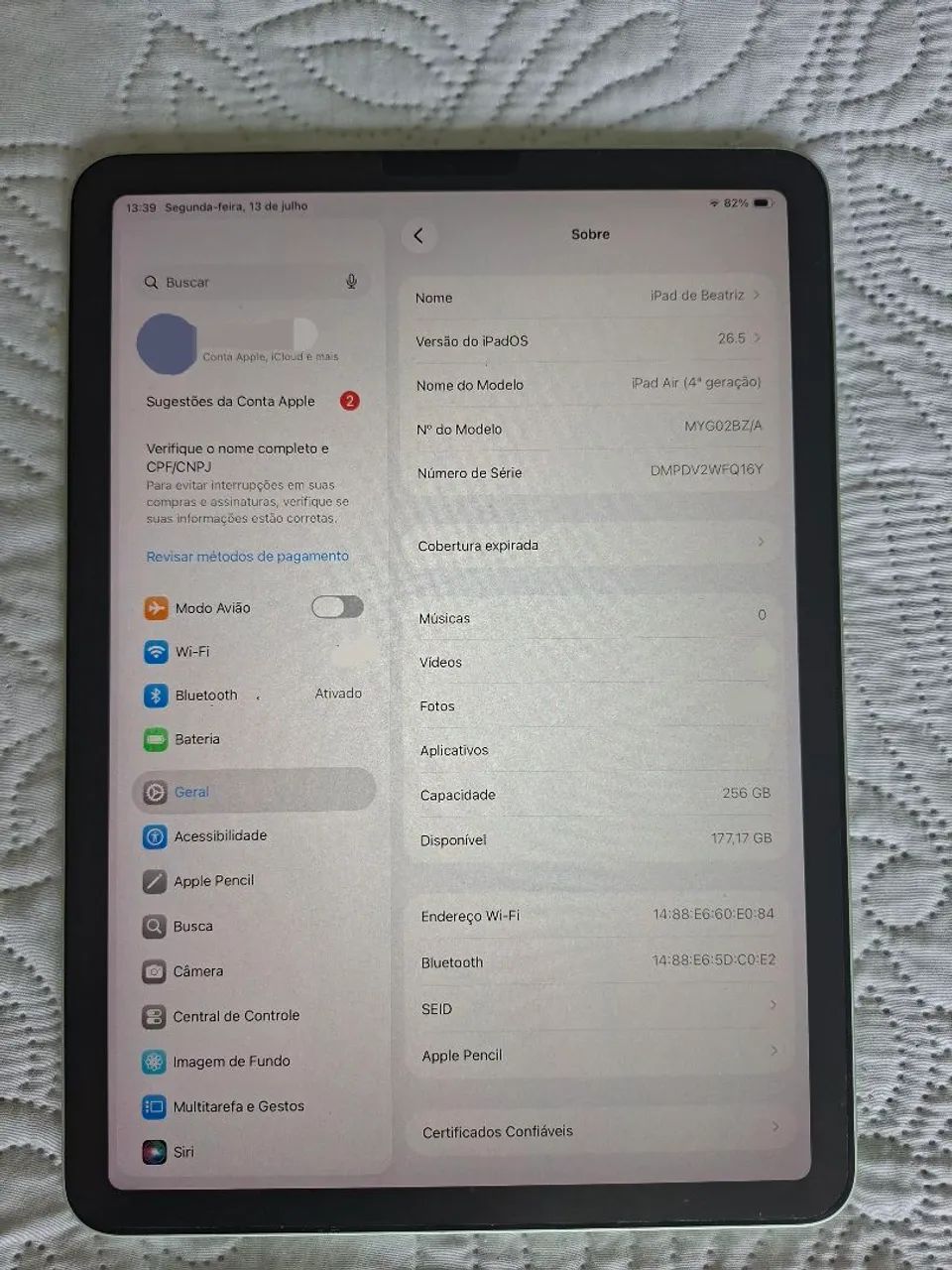 IPad air 4 256gb verde + apple pencil - Foto 5