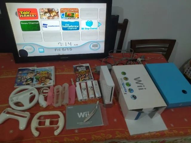 Nintendo WII completo e com vários acessórios bem conservado - Foto 4