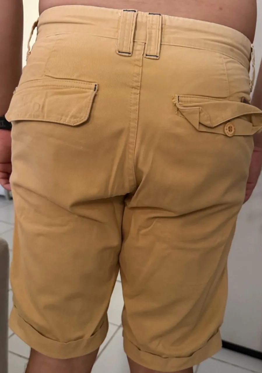 Bermuda de Sarja, marca Stalker, modelo tradicional, tamanho 38 - Foto 2