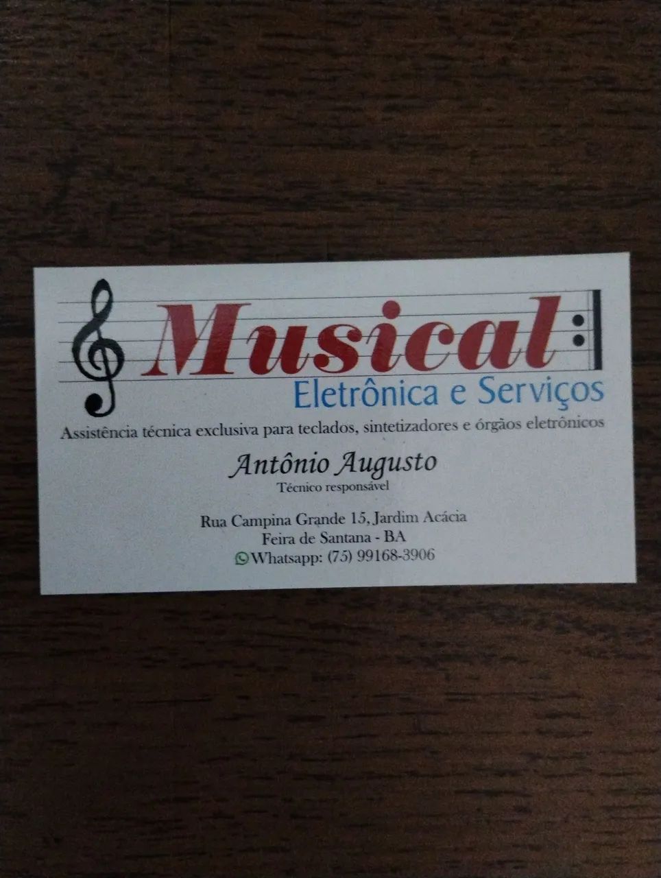 Serviços em Teclados e Pianos Eletrônicos 