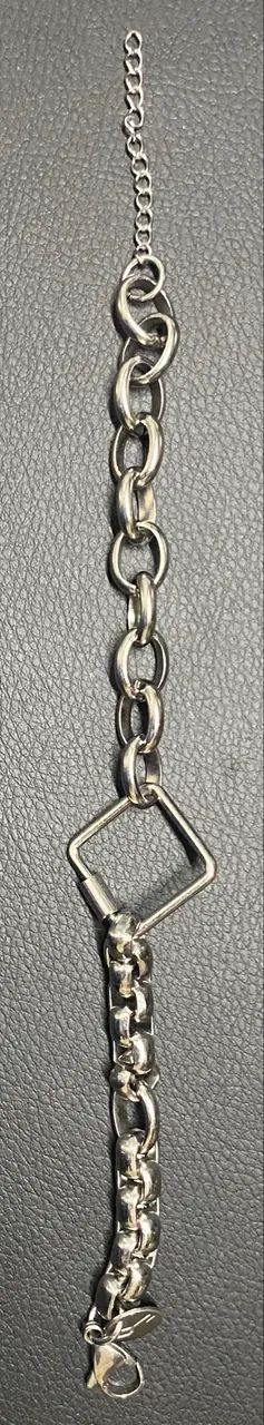 Pulseira Key Design - Aço Inoxidável (22,5 cm) - Foto 3