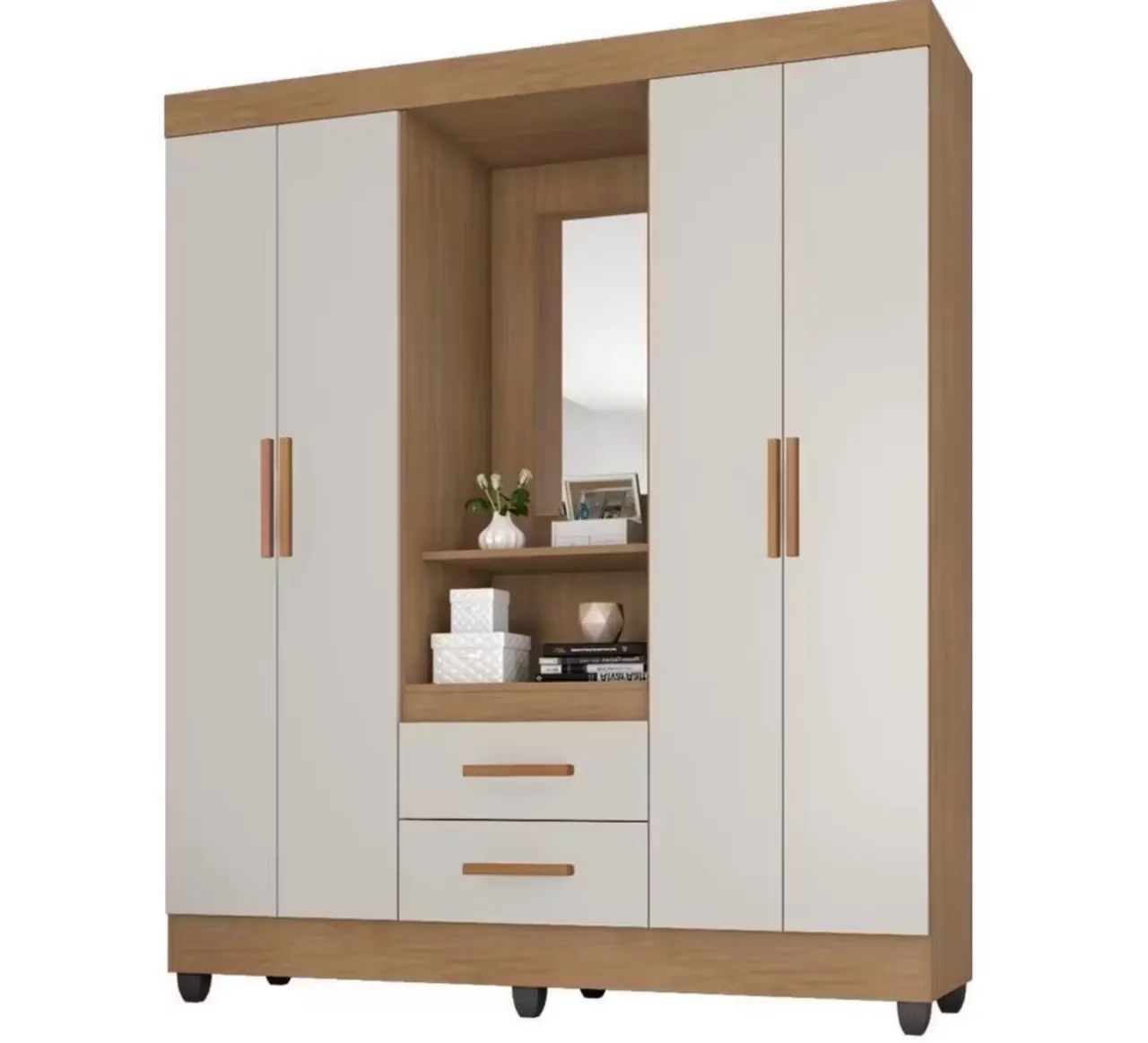 Guarda roupa 4 portas e 2 gavetas