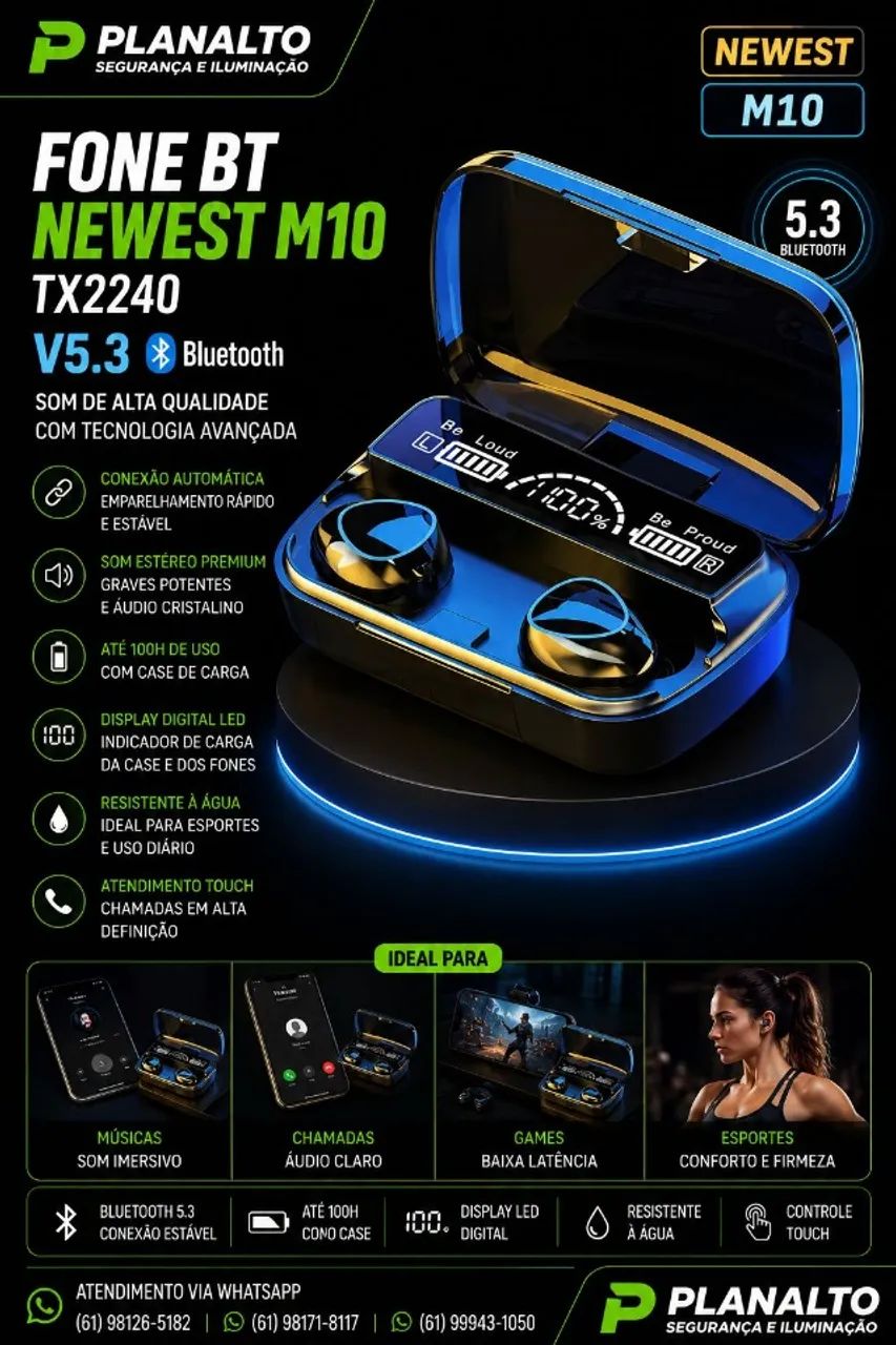 FONE BT NEWEST M10 BLUETOOTH 