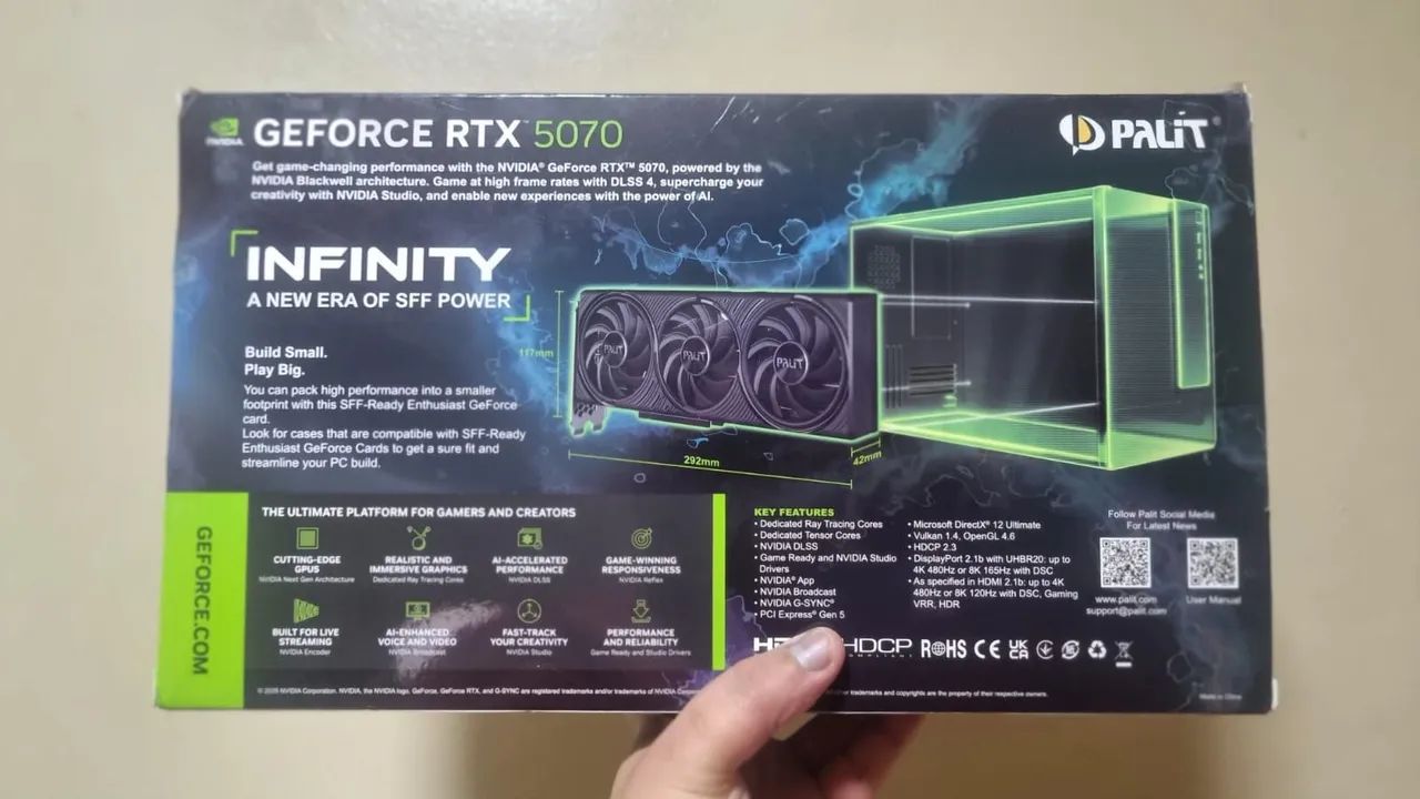 Placa de Video RTX 5070 12GB - Foto 3