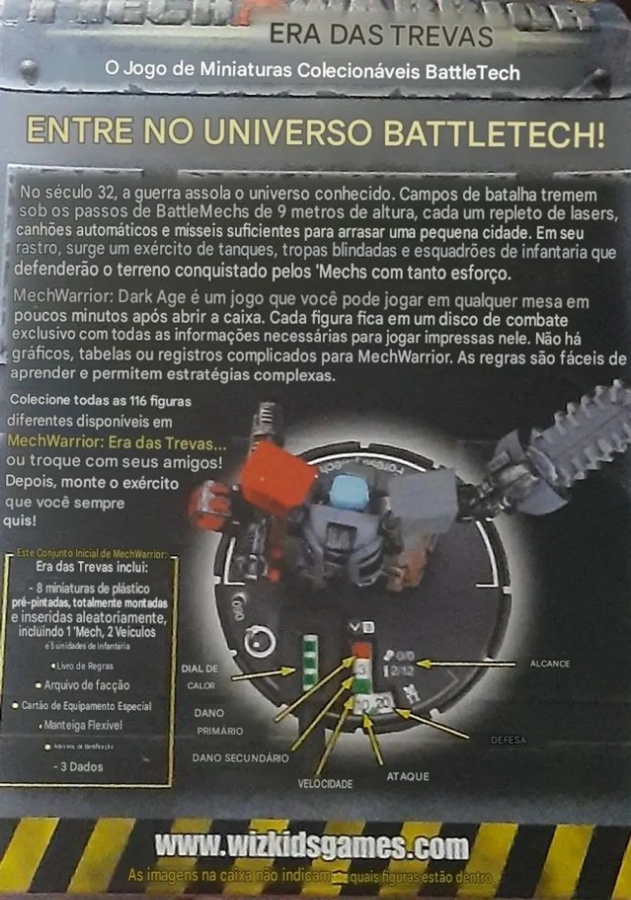 Jogo RPG - jogo de tabuleiro MechWarrior - Dark Age  BattleTech - Lacrado - Foto 4