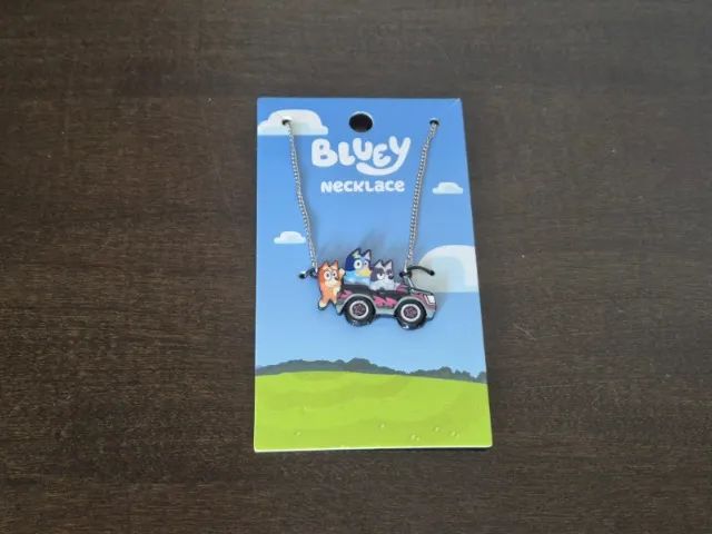 Colar Com Pingente Bluey. Her. Original. Novo!
