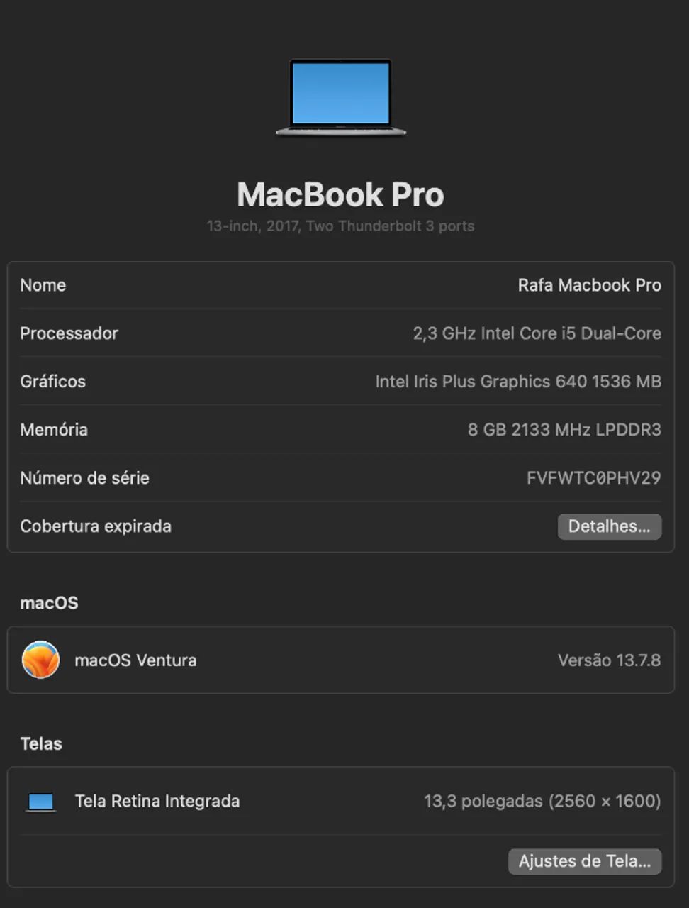 MACBOOK PRO 13'' 8GB I5 - Foto 4